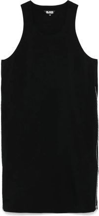Comme Des Garçons Abito midi con zip - Nero