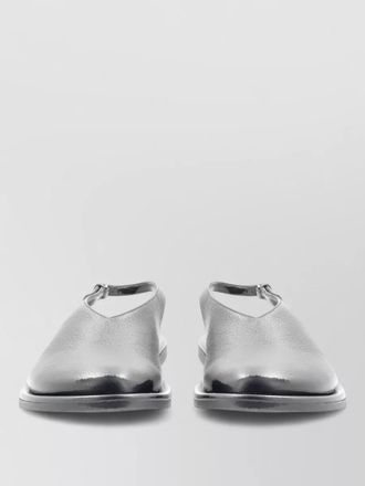STUDIO NICHOLSON textured leather sandals open toe slingback