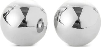 JENNY BIRD Orecchini a bottone Aurora - Argento