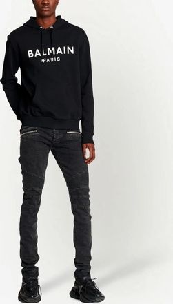 Balmain Felpa con cappuccio - Nero