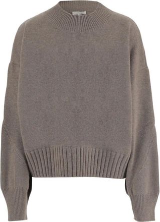 Malo Crew Neck in Luxury Cashmere - female - Malo - Cashmere Knitwear - Beige - XS - Knitwear