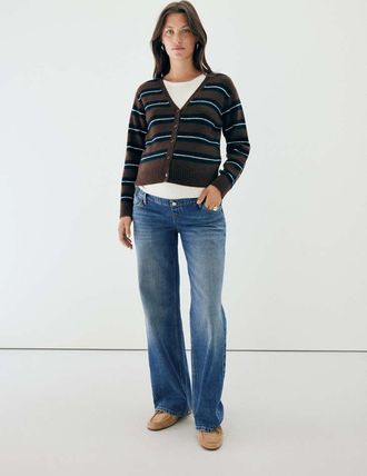 Mango Jeans diritti premaman blu scuro - Donna - 38 - MANGO