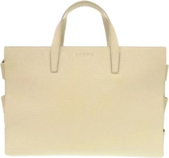 Loewe Pre-owned Tote Bags, female, Beige, Size: ONE SIZE Pre-owned Tote Bag
