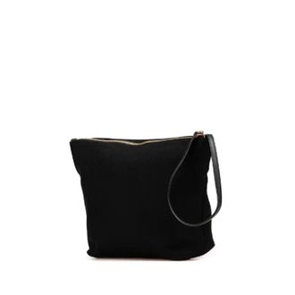 Saint Laurent Pre-owned Clutches, female, Black, Size: ONE SIZE Pre-owned Leather Clutch