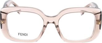 Fendi Gafas de Sol Geom&eacute;tricas First - Accessories - Mujer - Beige - ONE SIZE