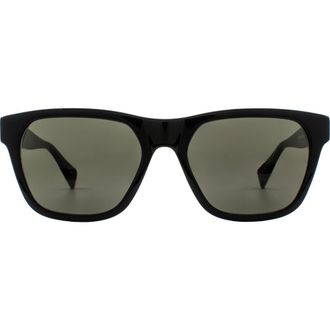 AllSaints Milo 55mm Square Sunglasses in Gloss Black at Nordstrom Rack