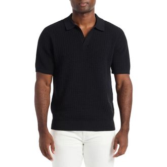 Robert Graham Macombs Sweater Polo in Black at Nordstrom Rack, Size Small