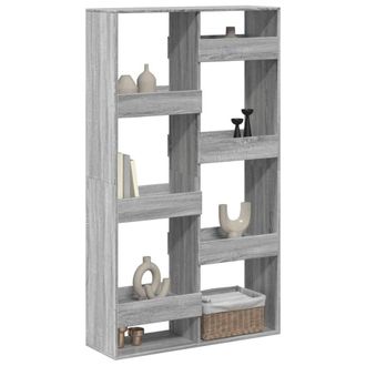 Berkfield Home Room Divider Grey Sonoma 100x33x175 cm Engineered Wood | Size: 100 x 33 x 175 cm
