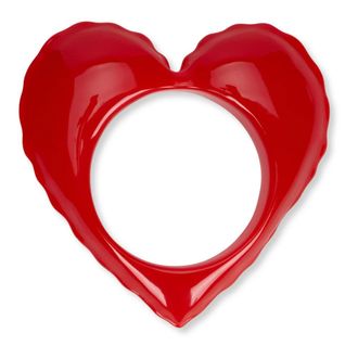 Moschino Hartvormige Ring - Dames - Ringen - Rood - ONE Size - Accessoires