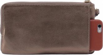Hobo Womens Dayton Wristlet In Pewter