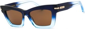 Ferragamo SF2031S 415 Gradient Dark Blue Transparent/Brown
