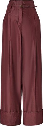 Fendi Taffeta Trousers-Donna