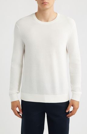 Theory Riland Crewneck T-Shirt in Ivory at Nordstrom, Size Xx-Large
