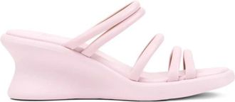 Camper Heeled Mules - Dames - Sleehakken - Roze - 40 EU - Leer - Schoenen