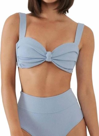 Montce Swim Hayden Bikini Top In Peri Rib
