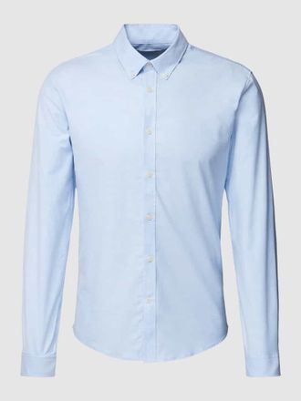 Lindbergh Lindbergh Slim Fit Freizeithemd mit Button-Down-Kragen Modell Oxford in Hellblau, Gr&ouml;&szlig;e XXXL