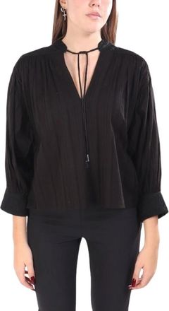 HUGO BOSS Tops - Dames - Blouses - Zwart - M - Overhemden