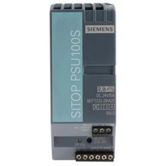 SIEMENS Sitop Psu100s 24 V/5 Input Stabilized Power Supplier: Ac 120/230 V Output: Dc 24 V/5 A 6ep1333-2ba20 6ep13332ba20