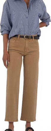 Kut from the Kloth Charlotte High Rise Wide Leg Jeans In Caramel