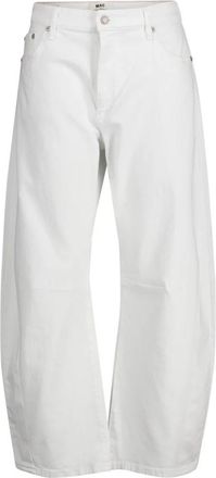 M.A.C Dakota Barrel - Dames - Loose Fit Jeans - Wit - 2XL - Denim - Jeans