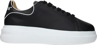 Philipp Plein Black Leather Chunky Mens Sneakers