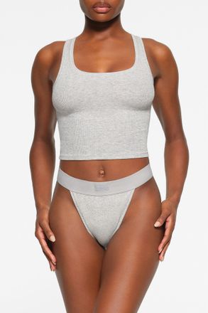 SKIMS Sleeveless Top, Womens, Grey