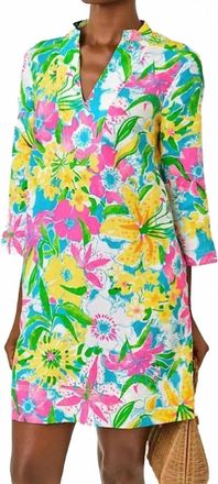 Lilly Pulitzer Annadetta Linen Tunic Dress In Multi Lovely Lilly