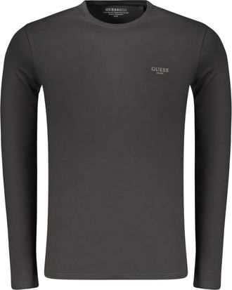 Guess CN LS Core Extra Sli - Heren - Longsleeves - Zwart - 2XL - Katoen - Tops