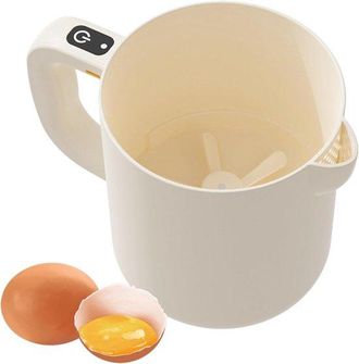 OEM Batidora El&eacute;ctrica De Cocina Recargable - Para Hornear Y Mezclar - Inal&aacute;mbrica Y Port&aacute;til - Capacidad De 1 Litro - Beige