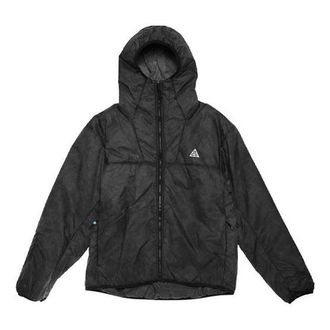 Nike x ACG Therma-FIT ADV Rope De Dope Solid Color Zipper hooded Long Sleeves Jacket Black DJ1257-010