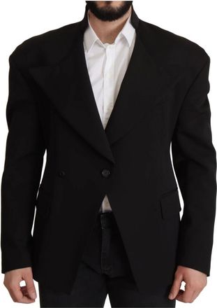 Dolce & Gabbana Blazers - Heren - Blazers - Zwart - L - Wol - Jassen