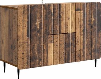 vidaXL Aparador Con Caj&oacute;n Madera Envejecida 89 X 34,5 X 62 Cm Vidaxl