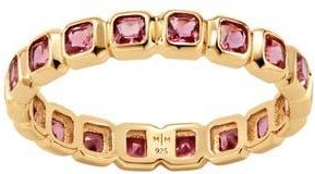 Made by Mary Cubic Zirconia Eternity Birthstone Ring in Gold/October at Nordstrom, Size 10