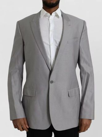 Dolce & Gabbana wool silk single-breasted blazer