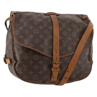 Louis Vuitton Pre-owned Cross Body Bags, female, Brown, Size: ONE SIZE Pre-owned Monogram Canvas Shoulder Bag