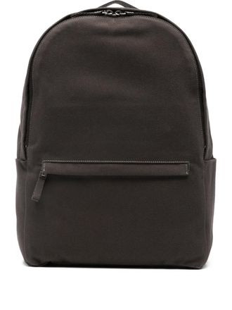 The Row Sisal zip-fastening backpack - men - Cotton/Cotton - One Size - Brown