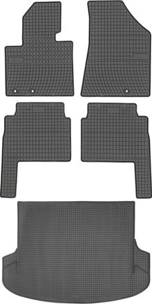 OEM Juego De Alfombrillas De Goma Para Coche Y Maletero Para Kia Sorento Ii Suv (2009-2012)
