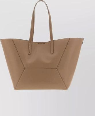 Brunello Cucinelli large calfskin leather shoulder bag