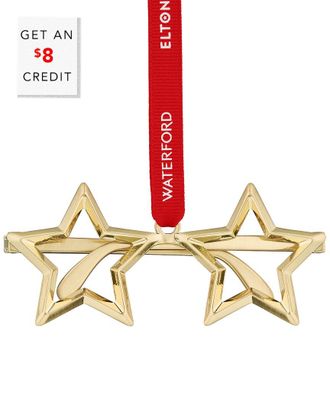 Waterford Elton John Golden Star Glasses Ornament