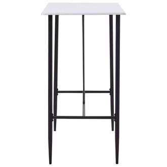 Berkfield Home Durable Bar Table White 120x60x110 cm MDF | Size: 120 x 60 x 110 cm