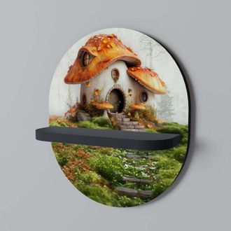 OEM Estante Ovalado Mystic Toadstool Negro