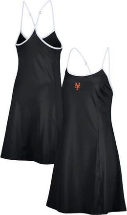 Lusso Womens Lusso Black New York Mets Nakita Strappy Scoop Neck Dress at Nordstrom, Size Medium