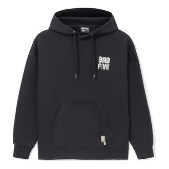 Li-Ning BADFIVE Limited Series Loose Pullover Hoodie Black AWDS131-4