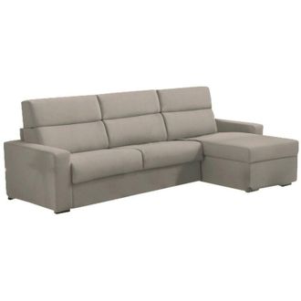 Dmora Dmora - Sof&aacute; Cama Con Pen&iacute;nsula Pusiano, Sof&aacute; Esquinero Convertible Para Sal&oacute;n, Acolchado, Desenfundable, 100% Made In Italy, 280x160 H100 Cm, T&oacute;rtola