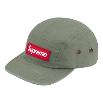 SUPREME Military Camp Hat SS24 Olive SUP-SS24-2496