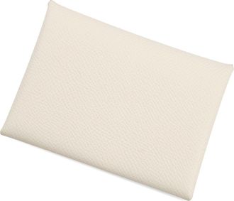 Herm&egrave;s Jaune Epsom Leather Coin Purse/Coin Case (Pre-Owned)