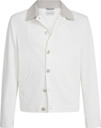 Brunello Cucinelli Button-up denim jack - Wit