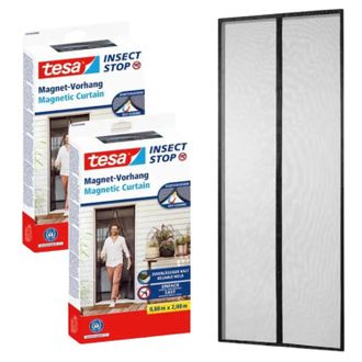 OEM Mosquitera Magn&eacute;tica Autocerrable Tesa Para Puertas De Balc&oacute;n, 0,9 X 2,1 M (x2)
