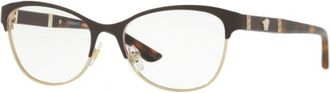 Versace Stijlvolle Bril - Dames - Brillen - Bruin - 53 MM - Accessoires