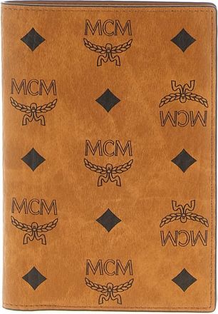 MCM Ottomar Passport Holder - Heren - Portefeuilles - Bruin - ONE Size - Katoen - Accessoires